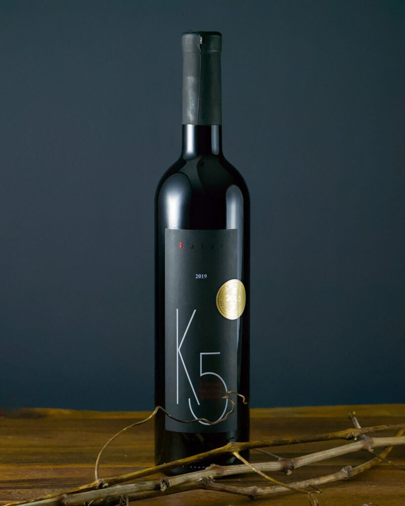 Бутилка вино Balar K5 Cabernet Sauvignon & Merlot 0.75 2020