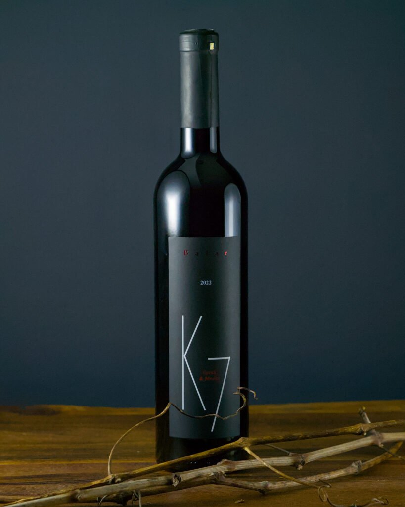 Бутилка вино Balar K7 Syrah & Merlot 0.75 2022